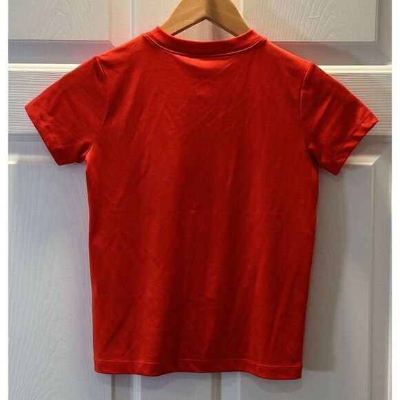 Nike Dri Fit Youth Boy’s Size Small Red W/ White Logo - Picture 2 of 4